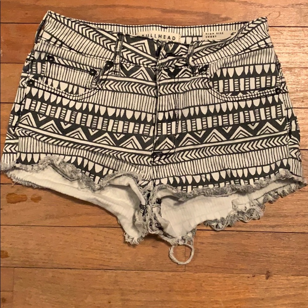 High waisted Aztec shorts
